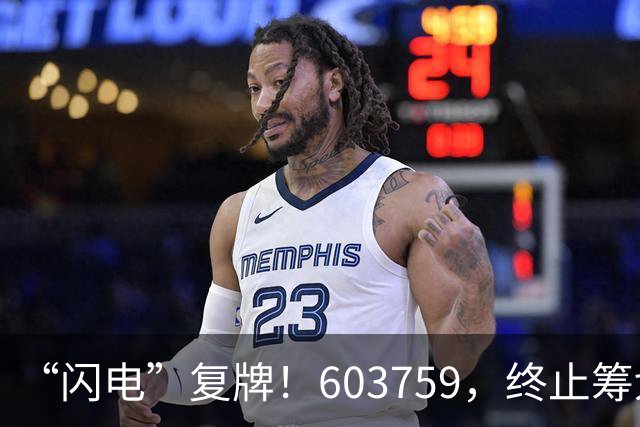 “闪电”复牌！603759，终止筹划重大事项